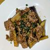 joe sanの作ってみた!投稿(なすと牛こまのスタミナ旨ぽん炒め・さっぱりコク旨!)