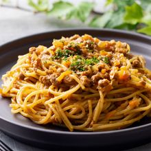 キーマカレーパスタ!レンジ調理で暑い日でもラクちん！