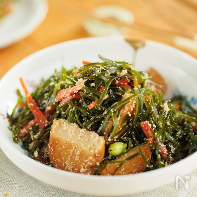 栄養満点♡『切昆布とたらこの煮物』#作り置き#簡単