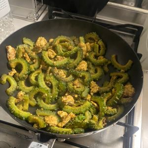 あやの作ってみた!投稿(ゴーヤのスパイシー肉味噌)