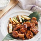 黄金比だれでお店の味♪鶏肉のころころ照り焼き