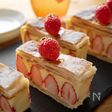 【オーブン不要！】冷凍パイシートで簡単♡いちごのミルフィーユ