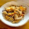 ごんべすの作ってみた!投稿(豚コマ肉と厚揚げとごぼうのスタミナ炒め)