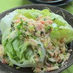 レタスのかに玉あんかけ§とろ～りあんかけとレタス1玉ぺろり