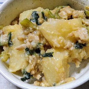 はるねこの作ってみた!投稿(辛くない味噌麻婆かぶ)