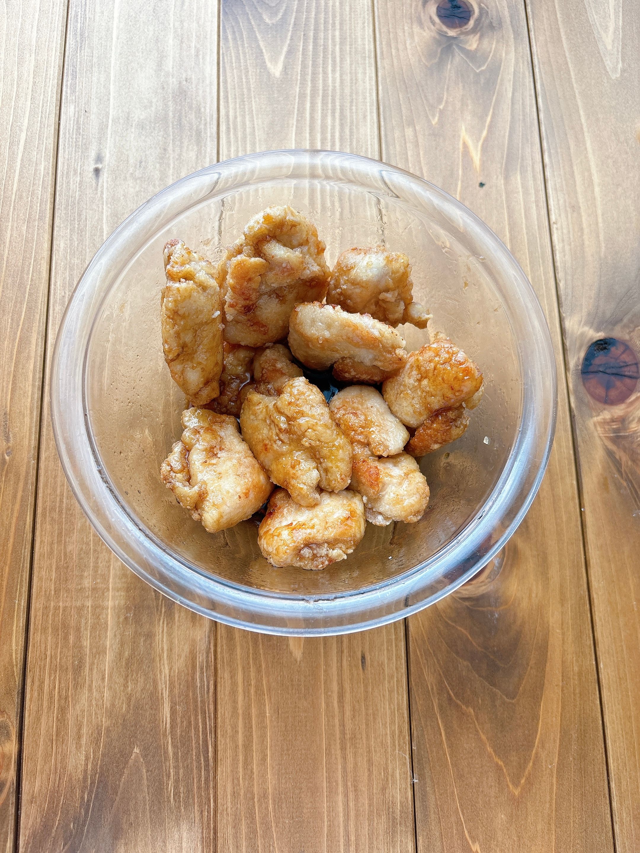 鶏むね肉でボリューム満点【ネギだくチキンのダブル甘酢炒め