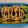 はるなの作ってみた!投稿(野菜たっぷり　巻かないとん平焼き　とろとろ半熟たまごが最高！)