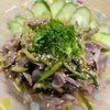 もんぶらん°・*:.。.☆の作ってみた!投稿(［砂肝ときゅうりの柚子胡椒ポン酢和え］材料2つ！調味料3つ)