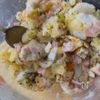 【ついつい食べすぎちゃう！のり塩チーズ里芋ポテサラ】節約の工程3