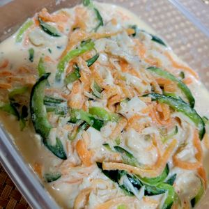 ヴェルの作ってみた!投稿(もりもり食べられる！鶏ささみの明太マヨサラダ)