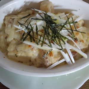 ぽぽペの作ってみた!投稿(里芋の豆乳味噌グラタン)