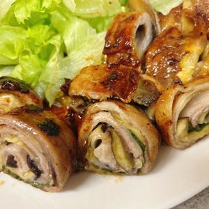 サラの作ってみた!投稿(【生焼け回避!絶品♡︎豚バラの茄子チーズロール】簡単/時短)