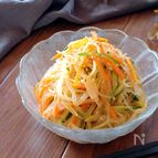 レンジで簡単☆給食風バンサンスー。