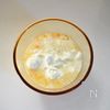 【やみつき食感♪材料5つ】つぶつぶみかんアイスの工程2