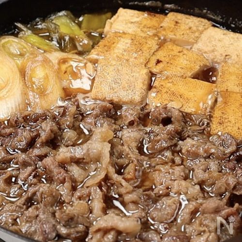 フライパン1つ！お店に負けないほど美味しい『極 肉豆腐』