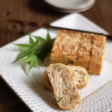 パルミジャーノレッジャーノ納豆卵焼き。