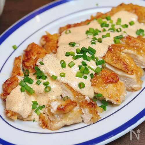 【明太マヨソースチキン】サクサク食感と濃厚ソースがやみつき♪