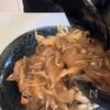秋の味覚♪カリカリ厚揚げの濃厚鶏だしきのこあんの工程5