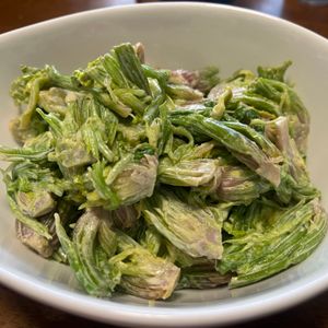 Shinoの作ってみた!投稿(［ほうれん草のからしマヨ和え］食材ひとつのシンプル副菜)