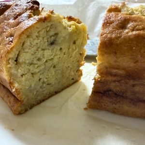 さめおかの作ってみた!投稿(メープル風味*バナナたっぷりパウンドケーキ)