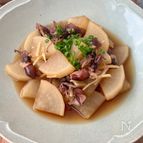 『大根とほたるいかのこっくり生姜煮』下茹で不要で味しみしみ！