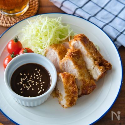 【下味冷凍レシピ】 鶏むね肉でサクフワ♩チキンカツ