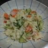 鶏皮坊主の作ってみた!投稿(野菜もりもり【キャベツポテサラ】)