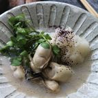 牡蠣のオイル蒸し。