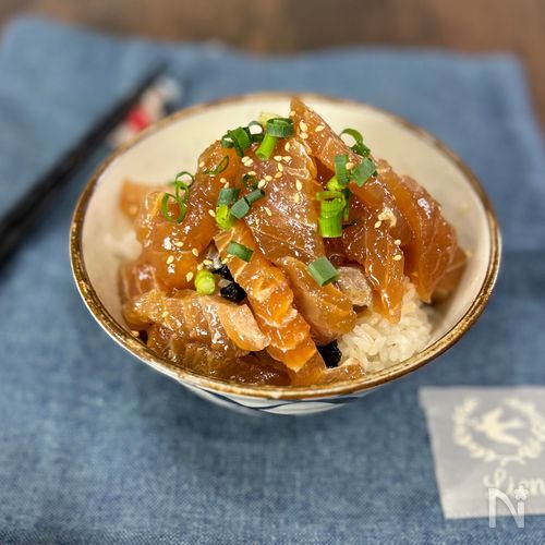 【まぐろの甘醤油漬】ご飯が止まらん!