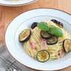 【冷製パスタ】なすとベーコンのカッペリーニ