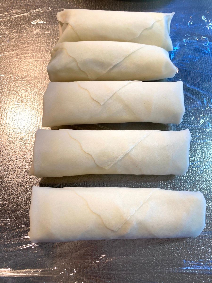 揚げない春巻き＊オクラちくわチーズ春巻き | レシピサイトNadia