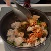 5分で完成!やみつき旨辛【キムチキン丼】の工程2