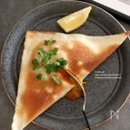 卵とじゃがいものブリック風包み焼き