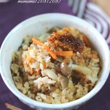 生姜香るツナとしめじの炊き込みご飯