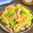 ごはんが進む！豚バラと春キャベツのとろたま中華あん