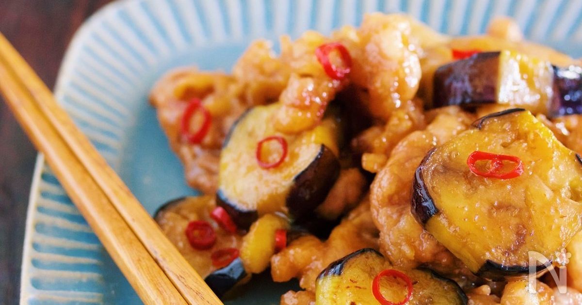 黄金比率で失敗なし♡『なすと豚肉のとろ照り♡焼き南蛮』