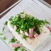 【レンジで簡単!】ベーコンとニラの混ぜうどんの工程3