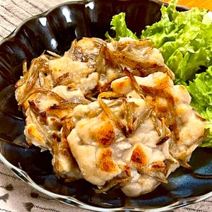 michuの作ってみた!投稿(夫が絶賛♡【鶏むねとごぼうのカリカリ焼き】お弁当にも)