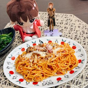 杏仁の作ってみた!投稿(【ボロネーゼ風♡ひき肉のトマトパスタ】ワンパン&包丁不要♡)