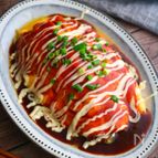だし入りもやキャベとん平焼き【野菜がたっぷり♪】