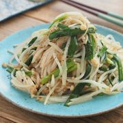 レンジで3分！にらともやしのカラフルナムル【簡単・ヘルシー】