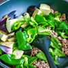 余った焼肉のたれ活用！なすピーマンと豆腐とひき肉のコク旨炒めの工程3
