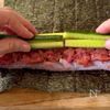 アジの梅きゅうり巻きの工程3