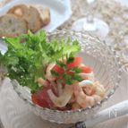 新玉ねぎとトマツナの酢味噌サラダ
