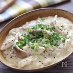 【鶏とキノコの旨だしリゾット】旨味たっぷり！10分で本格的！