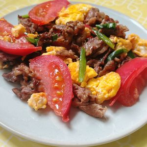 しめかずの作ってみた!投稿(【コク旨牛トマたま】ご飯が進む☆夏のスタミナおかず!)