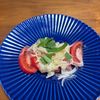こむぎの作ってみた!投稿(トマトのサラダ〜新玉ねぎドレッシング)