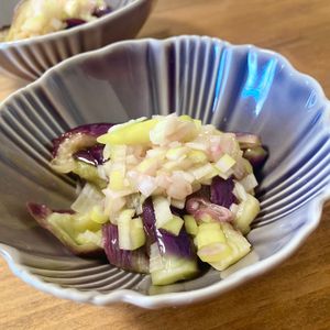 ゆかりの作ってみた!投稿(レンジで簡単♪【なすのねぎ塩レモン和え】)