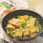ジュワッとおいしい！高野豆腐と九条ねぎのしらすアヒージョ