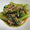 ゆっこの作ってみた!投稿(5分で作れる爆速副菜♡【小松菜とサバ缶の香ばし和え】)